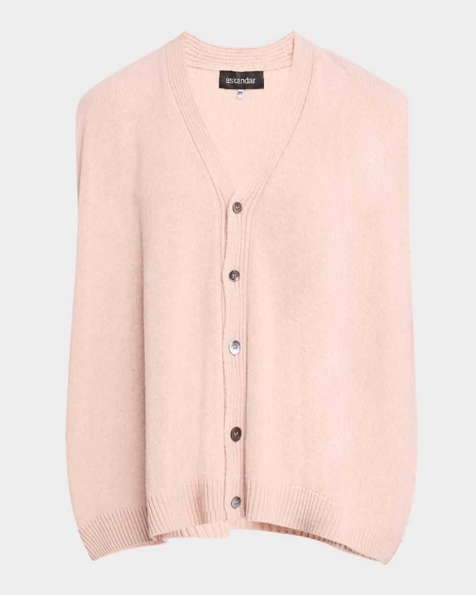 A-Line Sleeveless V-Neck Cashmere Sweater